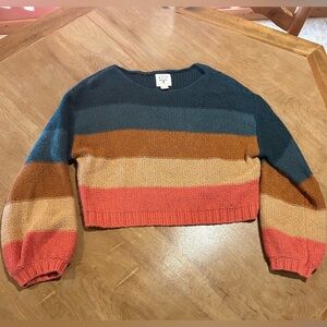 Billabong Women’s Seeing Stripes Sweater. Size small.